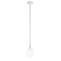 pendant luminaire BAGAN E27 IP20, mat, opal white dimmable