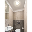 Casablanca ceiling luminaire BLOO IP20, crystal clear, mat, opal white dimmable