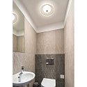 Casablanca ceiling luminaire BLOO IP20, crystal clear, mat, opal white dimmable