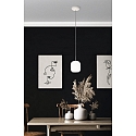 Casablanca pendant luminaire MUREA E27 IP20, mat, opal white dimmable