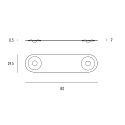 Casablanca Ceiling luminaire TET MULTI