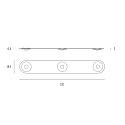 Casablanca Ceiling luminaire TET MULTI