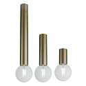 ceiling luminaire TUBUS 12 E27 IP20, bronze dimmable