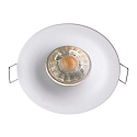Recessed ceiling ring ALTAIR, ROUND, IP65, 12V DC, GU5.3 / MR16, max. 50W, fixed