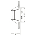 Deko-Light Recessed ceiling ring ARKTUR, ROUND, 12V DC, GU5.3 / MR16, max. 50W, 30� tiltable