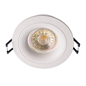 Recessed ceiling ring sIRRAH, ROUND, 12V DC, GU5.3 / MR16, max. 50W, fixed