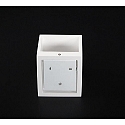 Deko-Light Plaster wall luminaire OLGA, Up / Down, square, 220-240V AC / 50-60Hz, G9 max. 40W, paintable