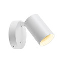 reading lamp CAN TILT ROUND BASE MIX'N MATCH 1/3 round, with switch, without shade, cardanic swivelling GU10 IP20, white 