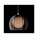 Deko-Light Pendant luminaire Filo Ball, 222-240V AC / 50-60Hz, G9, 40W, metal, black