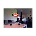 Deko-Light Pendant luminaire Filo sat, 222-240V AC / 50-60Hz, E27, 3 x 60W, metal, black