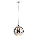 Deko-Light Pendant luminaire FURNEL, E27, silver / chrome