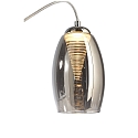 Deko-Light LED pendant luminaire ELECTRA, 3 flames, 12W 3000K 540lm 100�, glass chromed