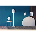 Deko-Light Plaster pendant luminaire TWISTER II, E27 max. 40W, white with red cable