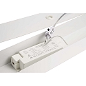 Deko-Light pendant luminaire LED PANEL square IP40, traffic white dimmable