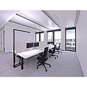 Deko-Light floor lamp OFFICE THREE PRO MOTION up / down, with sensor, tunable white IP20, deep black dimmable