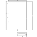 Deko-Light floor lamp OFFICE THREE PRO MOTION up / down, with sensor, tunable white IP20, deep black dimmable