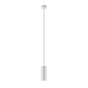 Deko-Light pendant luminaire CAN 150 down, cylindrical, direct GU10 IP20, white