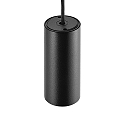 Deko-Light pendant luminaire CAN 150 down, cylindrical, direct GU10 IP20, black