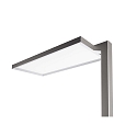 Deko-Light floor lamp OFFICE ONE up / down, for VDU workstation, with touch dimmer IP20, white aluminum dimmable