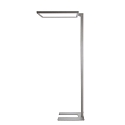 floor lamp OFFICE ONE MOTION UP AND DOWN for VDU workstation, with sensor, with touch dimmer IP20, white aluminum dimmable