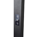 Deko-Light floor lamp OFFICE THREE MOTION CCT SWITCH up / down, for VDU workstation, with sensor, CCT Switch IP20, dark grey