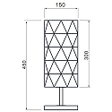 Deko-Light Table lamp ASTEROPE LINEAR, E27, matt black