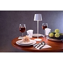 Deko-Light battery table lamp CANIS CCT Switch, with touch dimmer, without charger IP65, mat, traffic white dimmable