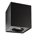 Kapego ceiling luminaire Dato, 220-240V AC / 50-60Hz, GU10, 50W, aluminum, black