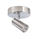 Deko-Light LED ceiling luminaire BECRUX I, 5W 3000K 490lm 45�, dimmable, brushed silver