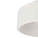 Deko-Light wall and ceiling luminaire SCULPTORIS 40 CCT DIM CCT Switch, set back IP20, mat, traffic white dimmable