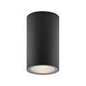Deko-Light downlight CAN BATH cylindrical, rigid GU10 IP44, black