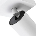 ceiling luminaire CAN TILT SQUARE 11CM 1 flame, square, cardanic swivelling GU10 IP20, white