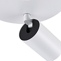 ceiling luminaire CAN TILT ROUND � 20CM 2 flames, round, cardanic swivelling GU10 IP20, white