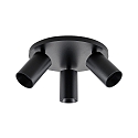 Deko-Light ceiling luminaire CAN TILT ROUND � 25CM 3 flames, round, cardanic swivelling GU10 IP20, black