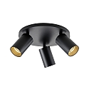 Deko-Light ceiling luminaire CAN TILT ROUND � 25CM 3 flames, round, cardanic swivelling GU10 IP20, black