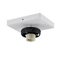 ceiling luminaire CAN TILT SQUARE BASE 11CM MIX'N MATCH 1/3 1 flame, square, without shade, cardanic swivelling GU10 IP20, white