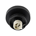 Deko-Light ceiling luminaire CAN TILT ROUND BASE � 8CM MIX�N MATCH 1 flame, round, without shade, cardanic swivelling GU10 IP20, black