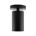 Deko-Light ceiling luminaire CAN TILT ROUND BASE � 8CM MIX�N MATCH 1 flame, round, without shade, cardanic swivelling GU10 IP20, black