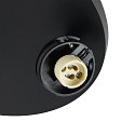 Deko-Light ceiling luminaire CAN TILT ROUND BASE � 25CM MIX�N MATCH 3 flames, round, without shade, cardanic swivelling GU10 IP20, black