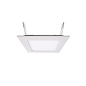 LED ceiling luminaire LED Panel square 15, current constant, 350 mA, 15W 4000K 120�, white