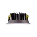  Recessed LED ceiling luminaire COB 170 rund, 25W, current constant, 35V DC, 700mA, 3000K, white
