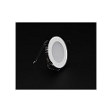  KapegoLED recessed ceiling luminaire, LED Panel Round III 6, current constant, 17,9V DC, 350 mA, 6.3W, white, 3000K