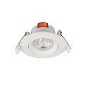 Deko-Light Recessed LED ceiling luminaire SMD-68-230V-round, IP20, 36� swivelling, 220-240V AC / 50-60Hz, 6.5W 3000K 540lm 45�, white