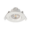 Deko-Light Recessed LED ceiling luminaire SMD-68-230V-round, IP20, 36� swivelling, 220-240V AC / 50-60Hz, 6.5W 4000K 550lm 45�, white