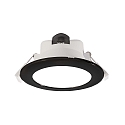 ceiling recessed luminaire ACRUX 145 CCT Switch, with decorative ring IP20, black, white dimmable