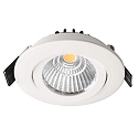 Deko-Light recessed spotlight DIONE IP20 DTW 930-918 swivelling, Dim-To-Warm, wired through IP20, white dimmable