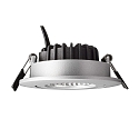 Deko-Light recessed spotlight DIONE IP20 DTW 930-918 swivelling, Dim-To-Warm, wired through IP20, silver dimmable
