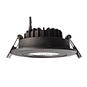 Deko-Light recessed spotlight DIONE IP20 DTW 930-918 swivelling, Dim-To-Warm, wired through IP20, black dimmable