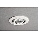 Deko-Light recessed spotlight DIONE IP44 DIM 830 swivelling, wired through IP44, white dimmable