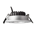 Deko-Light recessed spotlight DIONE IP44 DIM 840 swivelling, wired through IP44, silver dimmable